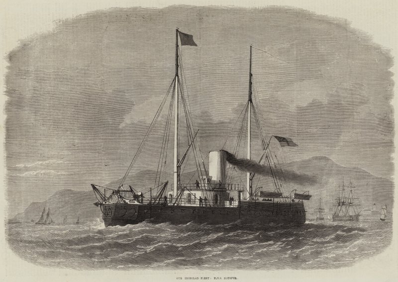 Unsere Panzerschiffflotte, HMS Hotspur von Edwin Weedon