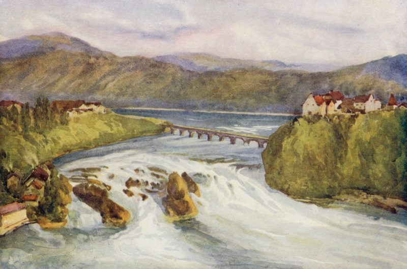 Der Rhein: Der Rheinfall, Schaffhausen von Effie Jardine