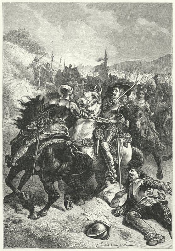 König Karl I. in der Schlacht von Naseby von Emile Antoine (after) Bayard