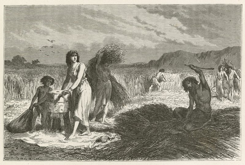 Die Landwirtschaft in der Eisenzeit von Emile Antoine Bayard