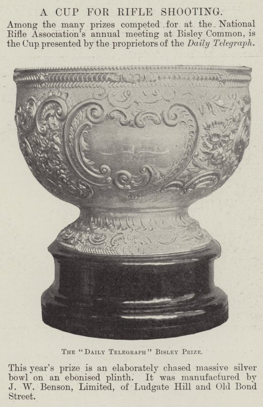 Ein Pokal für Schießwettbewerbe von English Photographer
