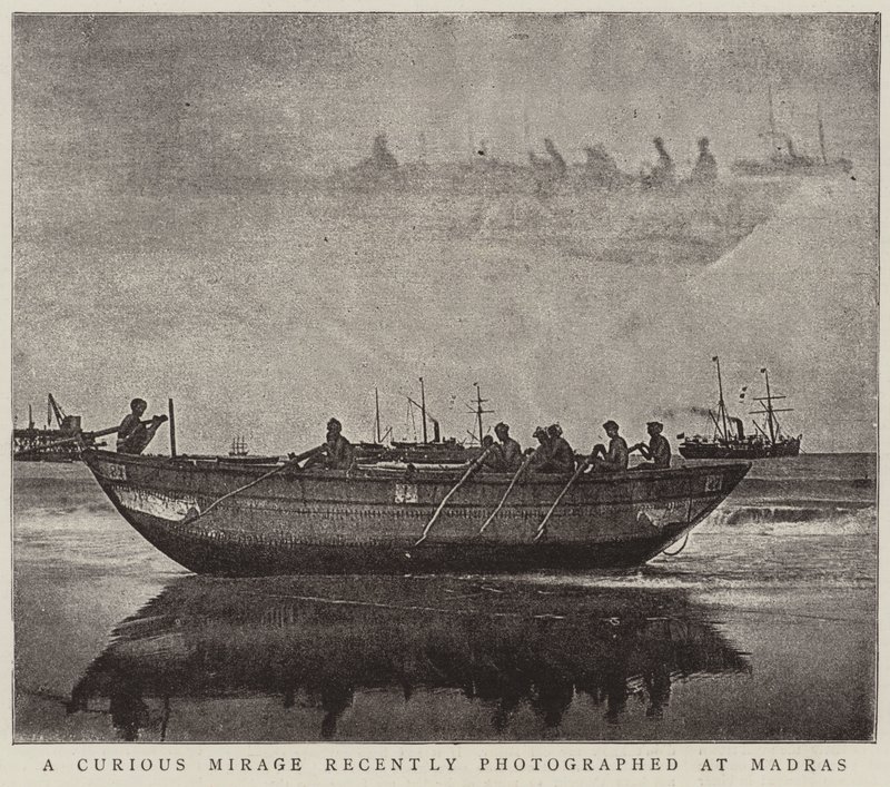 Eine seltsame Fata Morgana kürzlich in Madras fotografiert von English Photographer