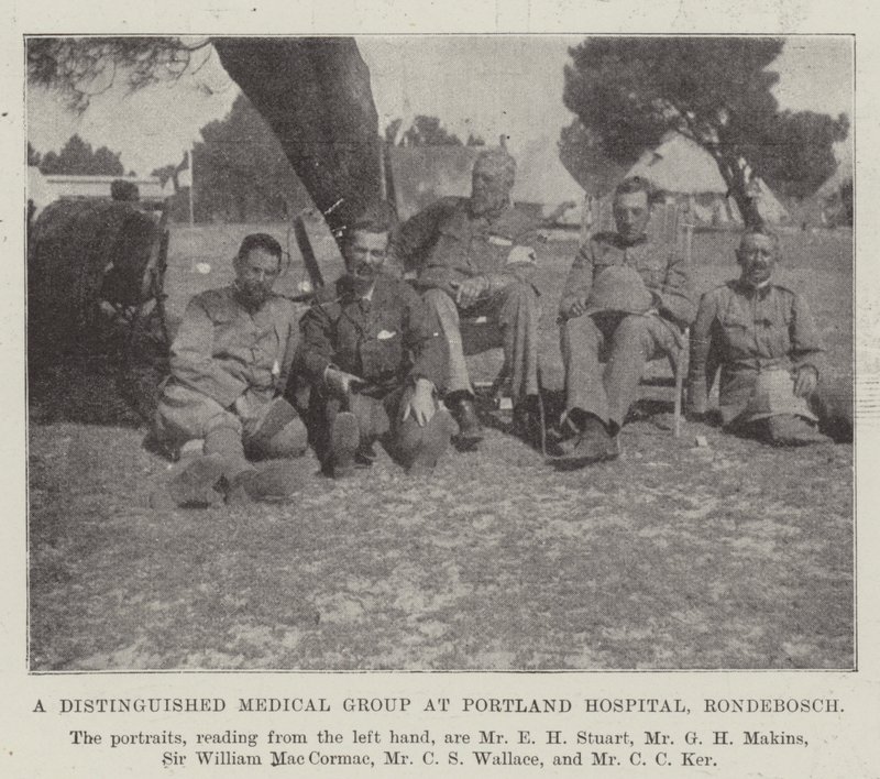 Eine angesehene medizinische Gruppe im Portland Hospital, Rondebosch von English Photographer