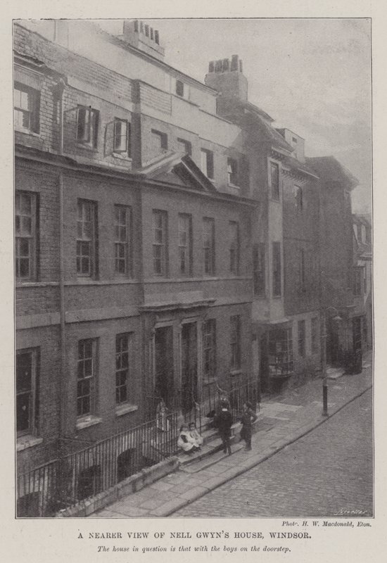 Eine nähere Ansicht von Nell Gwyns Haus, Windsor von English Photographer