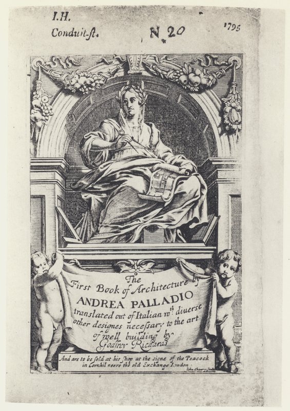 A Palladio, Das erste Buch der Architektur, Tr G Richards 1668 von English Photographer