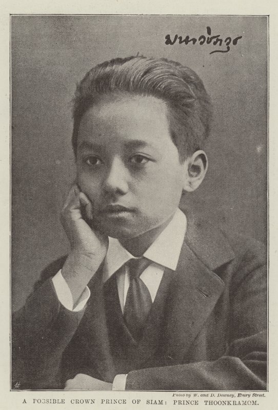 Ein möglicher Kronprinz von Siam, Prinz Thoonkramom von English Photographer