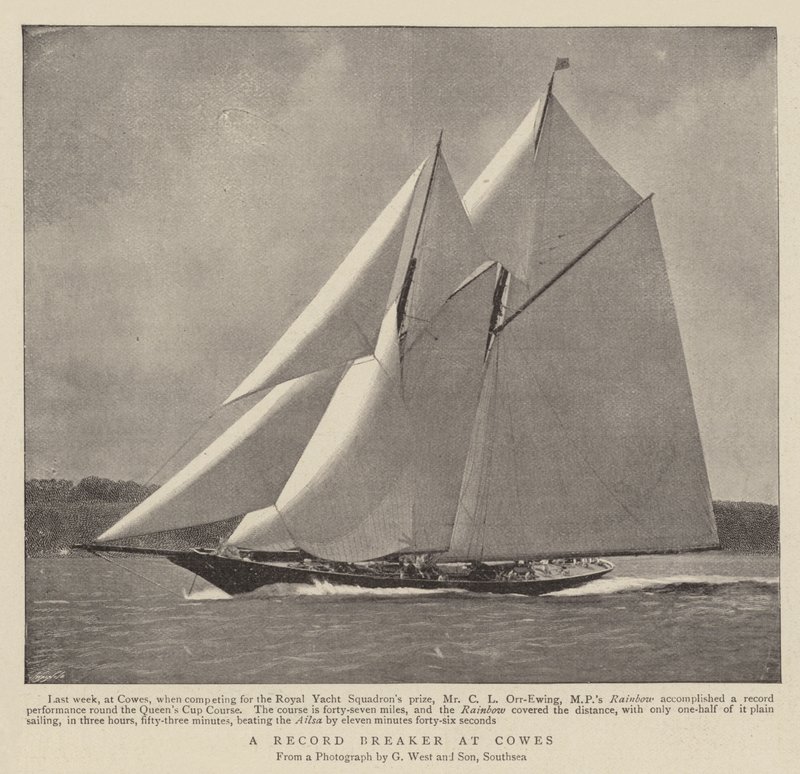 Ein Rekordbrecher in Cowes von English Photographer