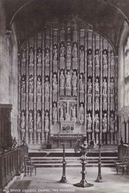 All Souls College Chapel, Das Reredos von English Photographer