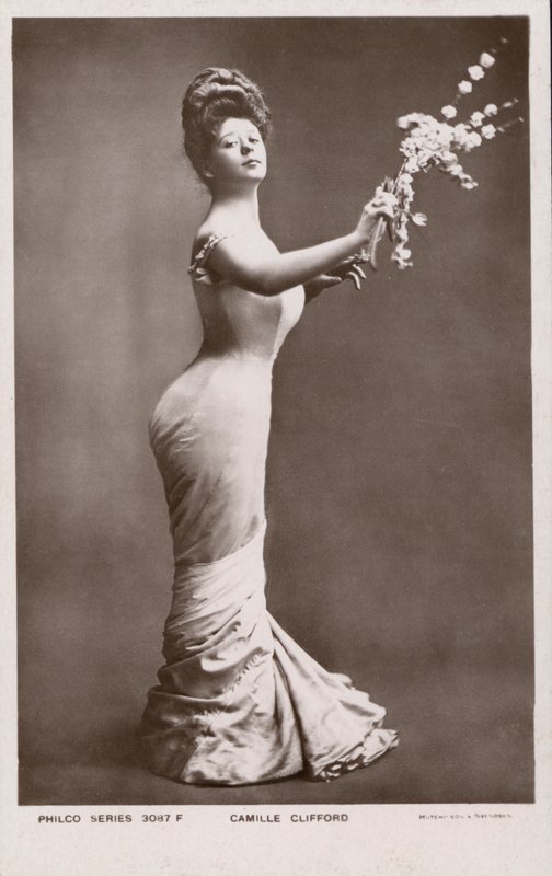 Camille Clifford, das Original Gibson Girl von English Photographer