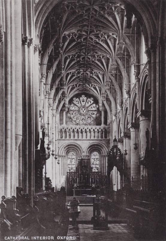 Kathedraleninneres, Oxford von English Photographer