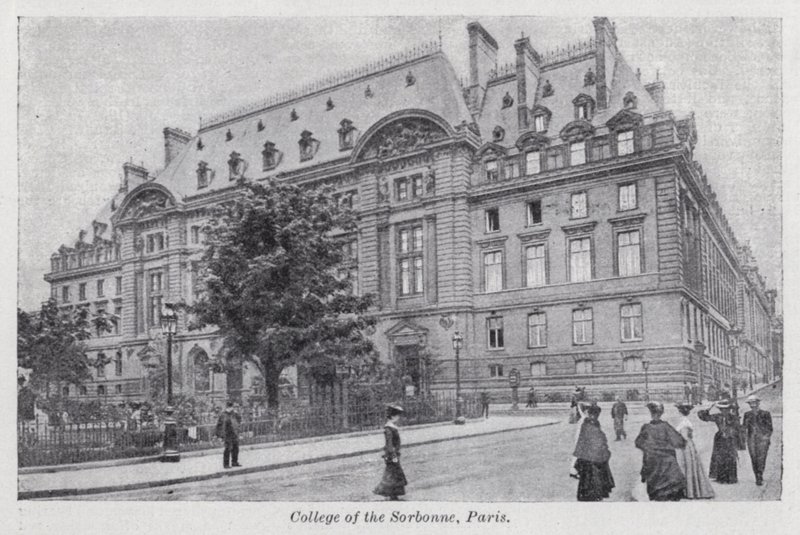 Sorbonne, Paris (Schwarz-Weiß-Foto) von English Photographer