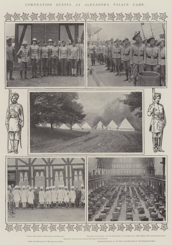 Krönungsgäste im Alexandra Palace Camp von English Photographer