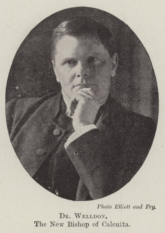 Dr. Welldon, der neue Bischof von Kalkutta von English Photographer