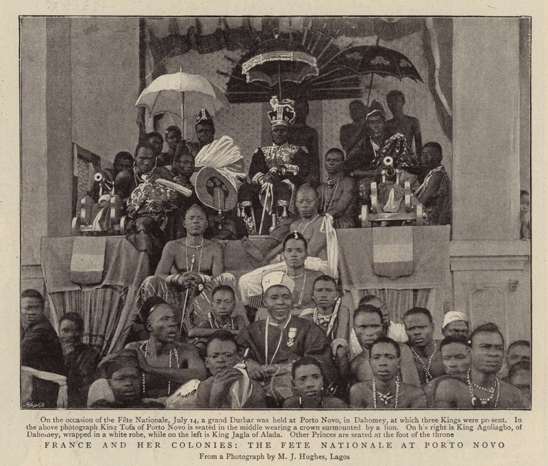 Frankreich und ihre Kolonien, das Nationalfest in Porto Novo von English Photographer