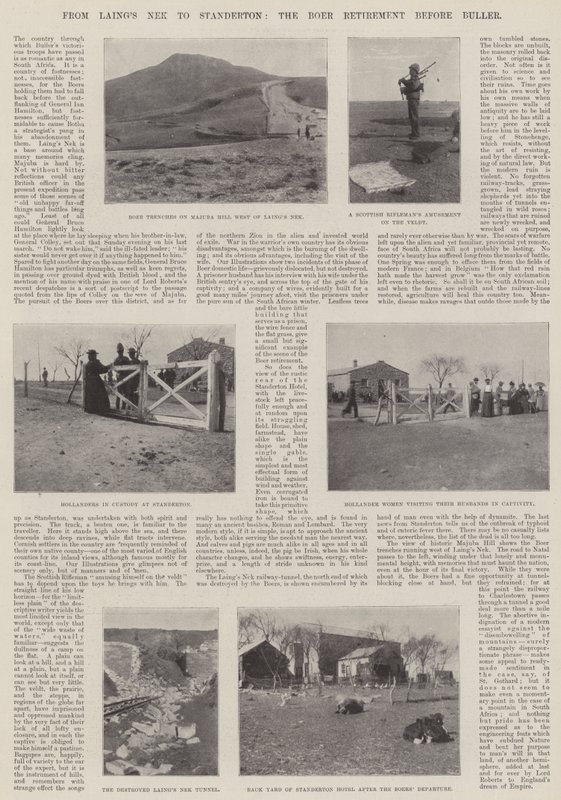 Von Laings Nek nach Standerton, der Burenrückzug vor Buller von English Photographer