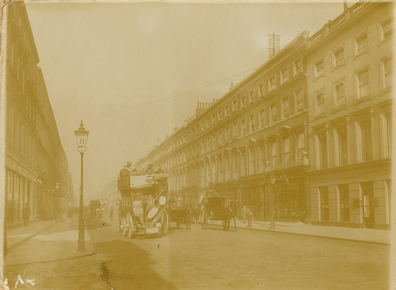 Gesamtansicht der Baker Street von English Photographer