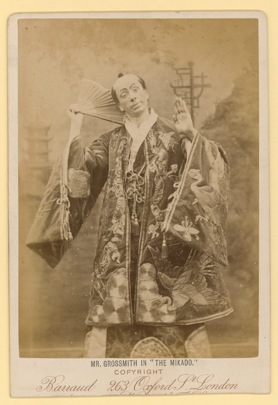 George Grossmith als Ko-Ko in The Mikado von English Photographer