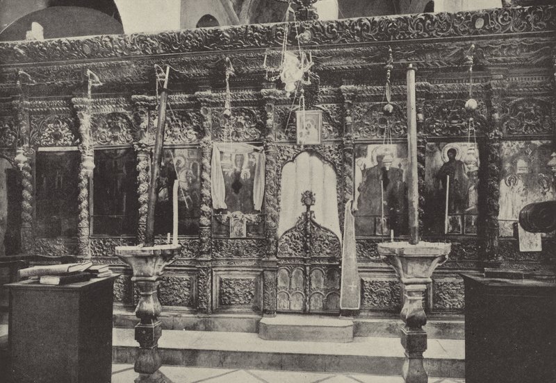 Griechische Kirche, Nazareth, nahe Mariens Brunnen von English Photographer