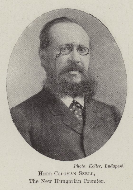 Herr Coloman Szell, der neue ungarische Premierminister von English Photographer