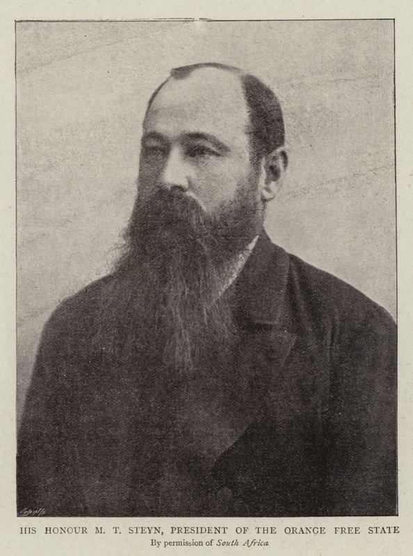 Seine Ehren M.T. Steyn, Präsident des Oranje-Freistaats von English Photographer