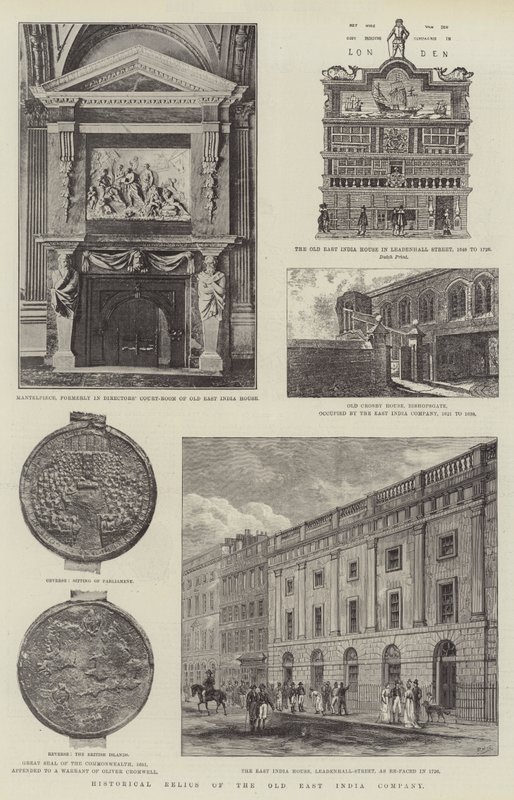 Historische Relikte der alten East India Company von English Photographer