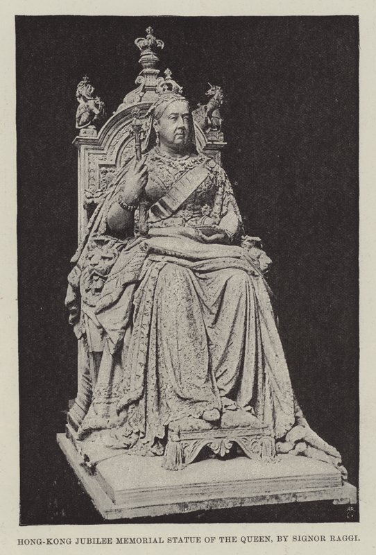 Hong-Kong Jubiläumsdenkmalstatue der Königin, von Signor Raggi von English Photographer