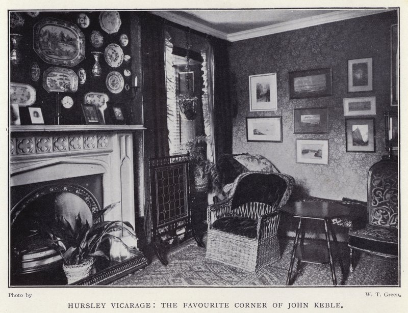 Hursley Vikarage, die Lieblingsecke von John Keble von English Photographer