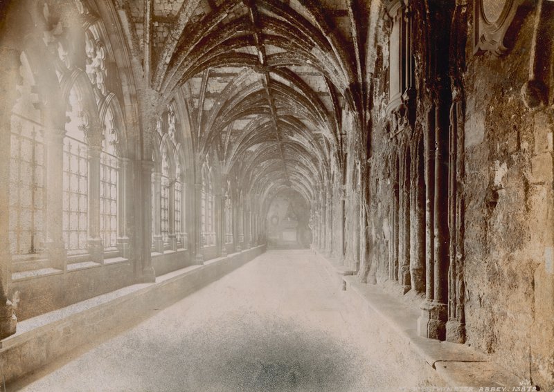 Innenansicht der Kreuzgänge in der Westminster Abbey von English Photographer