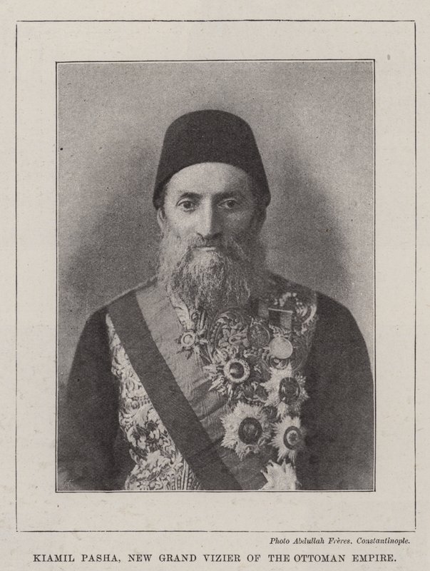 Kiamil Pascha, neuer Großwesir des Osmanischen Reiches von English Photographer