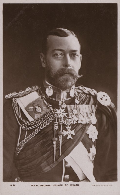 König George V, Prinz von Wales (s/w Foto) von English Photographer