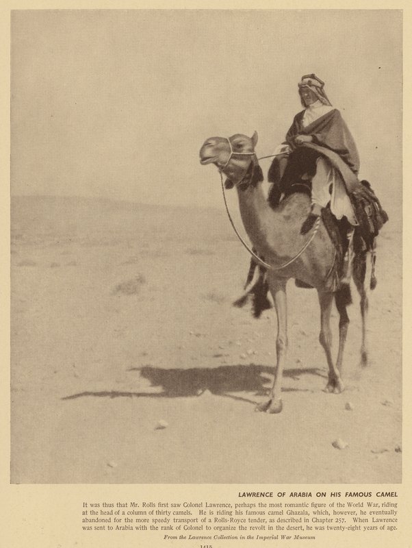 Lawrence von Arabien auf seinem berühmten Kamel von English Photographer