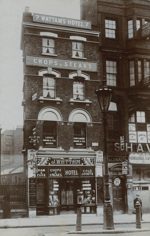 London Chops and Steaks Shop, Wattams Hotel von English Photographer