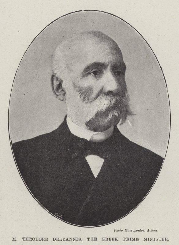 M Theodore Delyannis, der griechische Premierminister von English Photographer