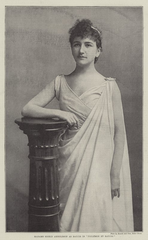 Madame Sigrid Arnoldson als Baucis in Philemon et Baucis von English Photographer