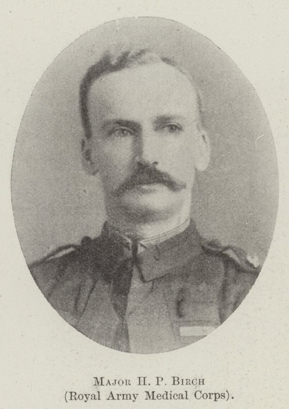 Major H P Birch, Royal Army Medical Corps von English Photographer