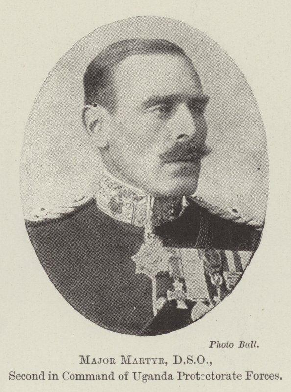 Major Martyr, DSO, Stellvertretender Kommandeur der Uganda-Schutztruppen von English Photographer