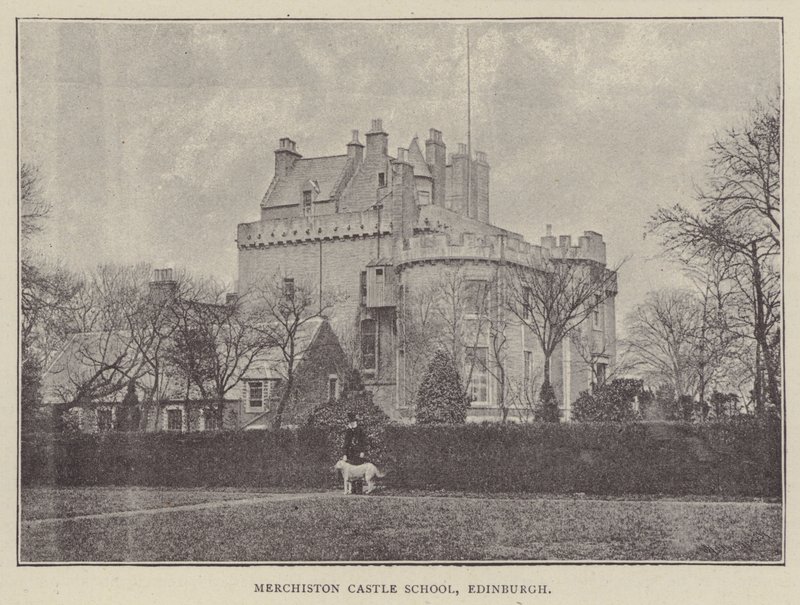 Merchiston Castle School, Edinburgh (Gravur) von English Photographer