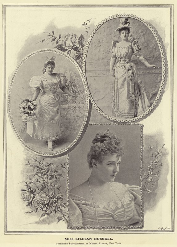Miss Lillian Russell von English Photographer
