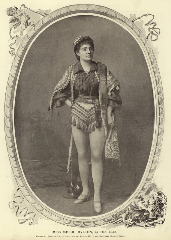 Miss Millie Hylton als Don Juan von English Photographer