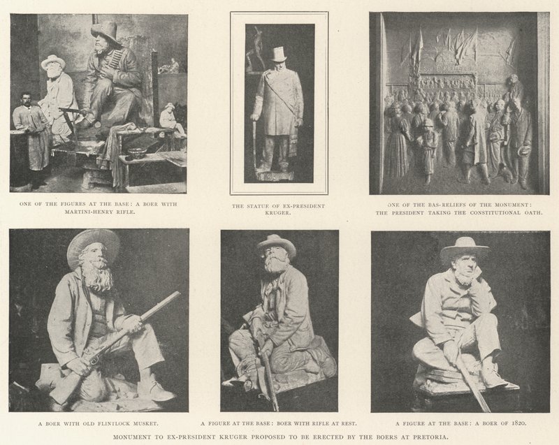 Denkmal für Ex-Präsident Kruger, vorgeschlagen von den Buren in Pretoria zu errichten von English Photographer