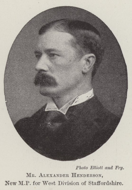 Herr Alexander Henderson, neuer Abgeordneter für die West-Division von Staffordshire von English Photographer