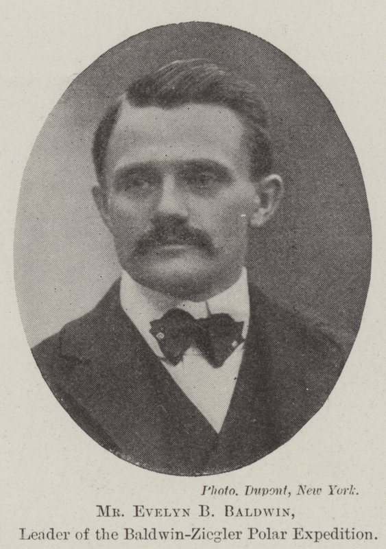 Herr Evelyn B Baldwin, Leiter der Baldwin-Ziegler-Polar-Expedition von English Photographer