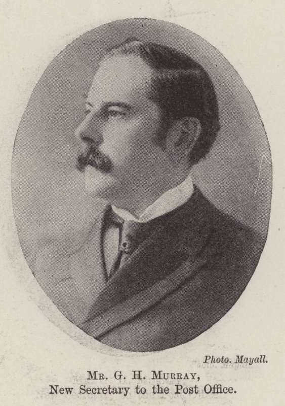 Herr G H Murray, neuer Sekretär des Postamts von English Photographer
