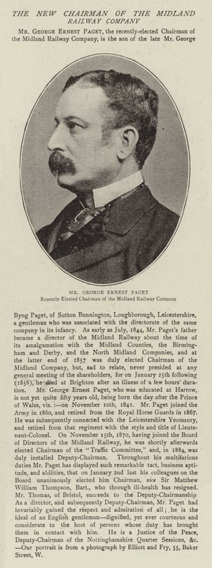 Herr George Ernest Paget von English Photographer