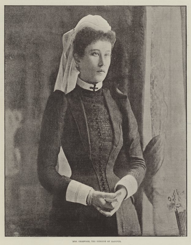 Frau Grimwood, die Heldin von Manipur von English Photographer
