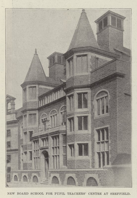 Neue Board School für Pupil Teachers Centre in Sheffield von English Photographer