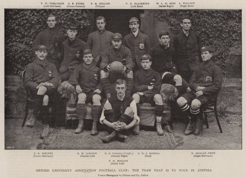 Oxford University Association Football Club, das Team, das nach Österreich touren wird von English Photographer