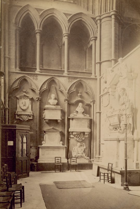 Postkarte der Westminster Abbey von English Photographer