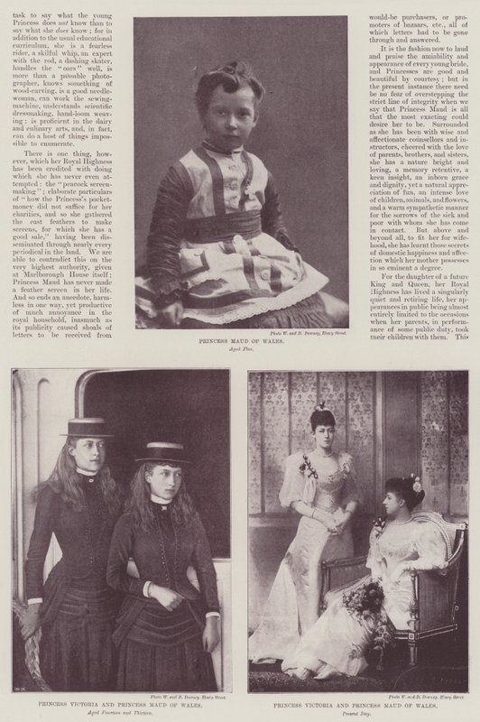 Prinzessin Maud von Wales von English Photographer