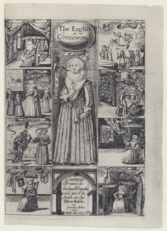 R Brathwait, The English Gentlewoman, M Sparke 1631 von English Photographer